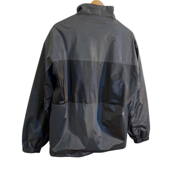 Black Waterproof Men’s Utility & Rain Jacket, Overcoat Sz. S / M (Outdoors) - Picture 5 of 8